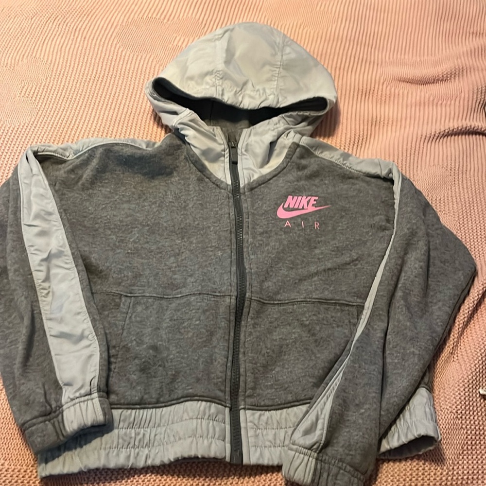 Nike girl zip up sweater